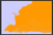 Diagram:  A float emitting orange smoke