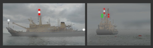 Vessels at anchor restricted in their ability to manoeuvre
