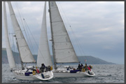 Two vessels under sail approaching