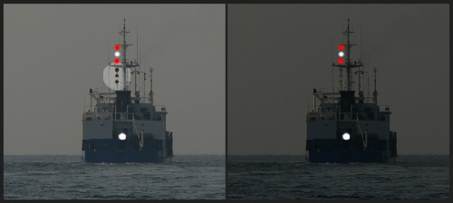 Vessel restricted in her ability to manoeuvre - making way