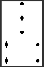 Shapes for a vessel engaged in dredging or underwater operations where an obstruction exists