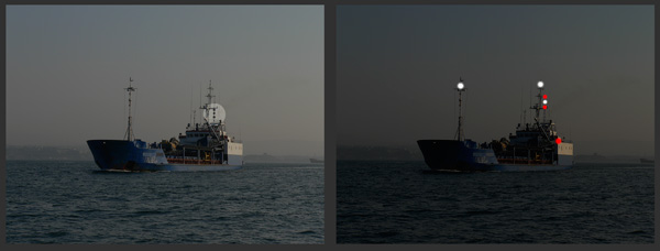 Vessel restricted in her ability to manoeuvre - making way