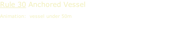 Rule 30 Anchored Vessel  Animation:  vessel under 50m